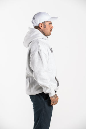 Marl Grey Oversized Hoodie