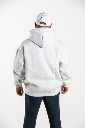 Marl Grey Oversized Hoodie